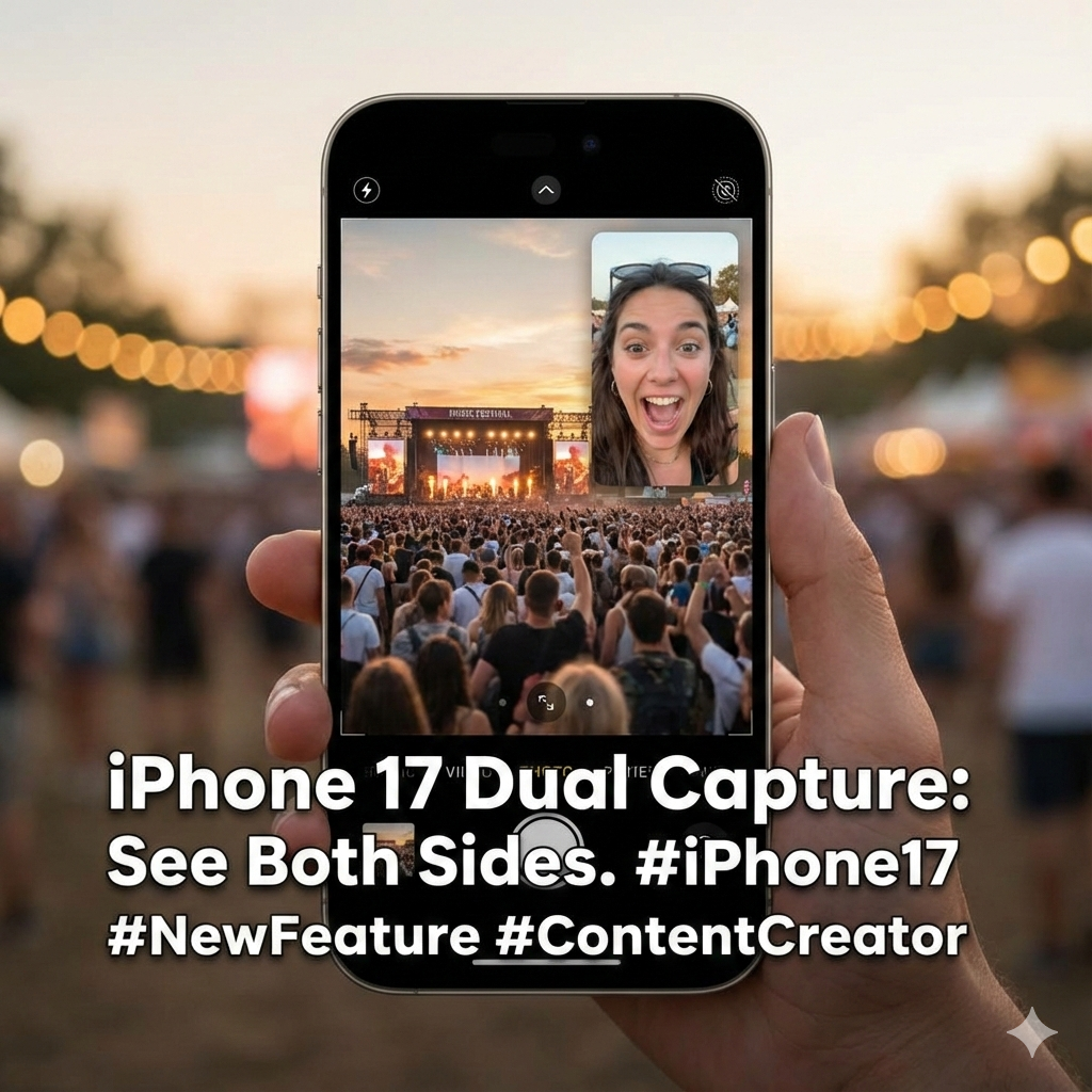 iPhone 17 dual capture